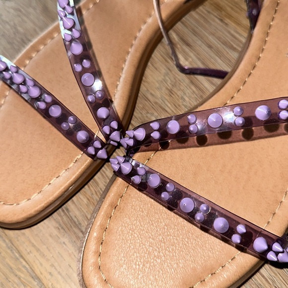 Adrienne Vittadini Kobi Sandals Lilac - Picture 6 of 8